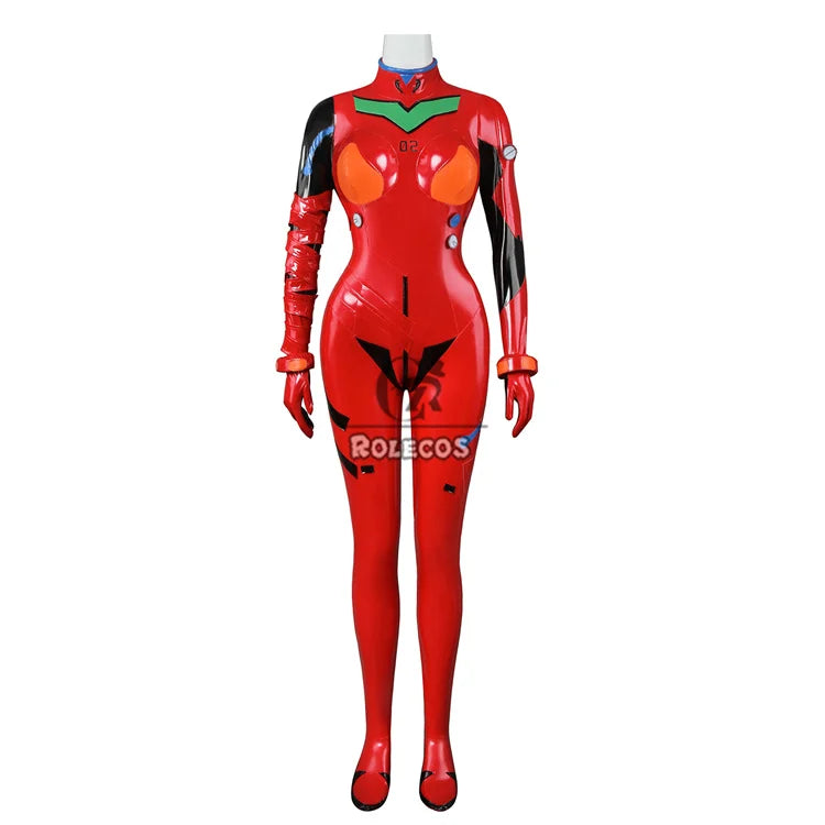 ROLECOS EVA Asuka Langley Soryu Cosplay Costume Asuka Langley Soryu EVAc