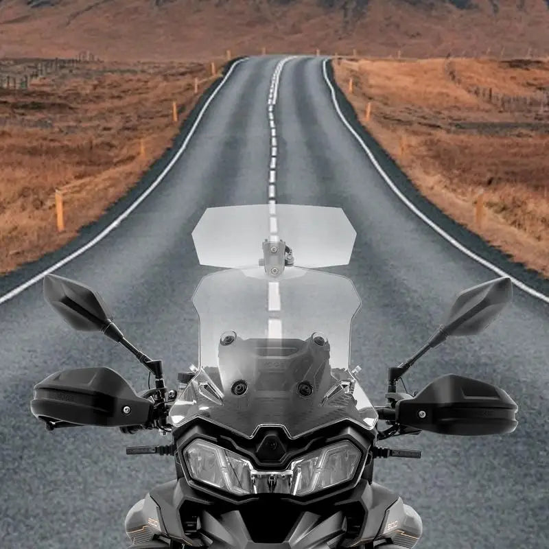 Motorcycle Windshield Extension Heightened Windshield Spoiler Clip Adjustable on Windshield Extension Motorcycle Wind Deflector