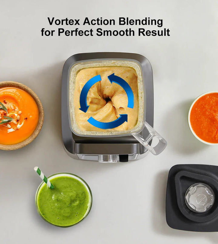 BioloMix Digital BPA FREE 2L Automatic Professional Blender, Juicer Food Processor Ice Smoothies Fruit, FREE GIFT 600ml dry jar