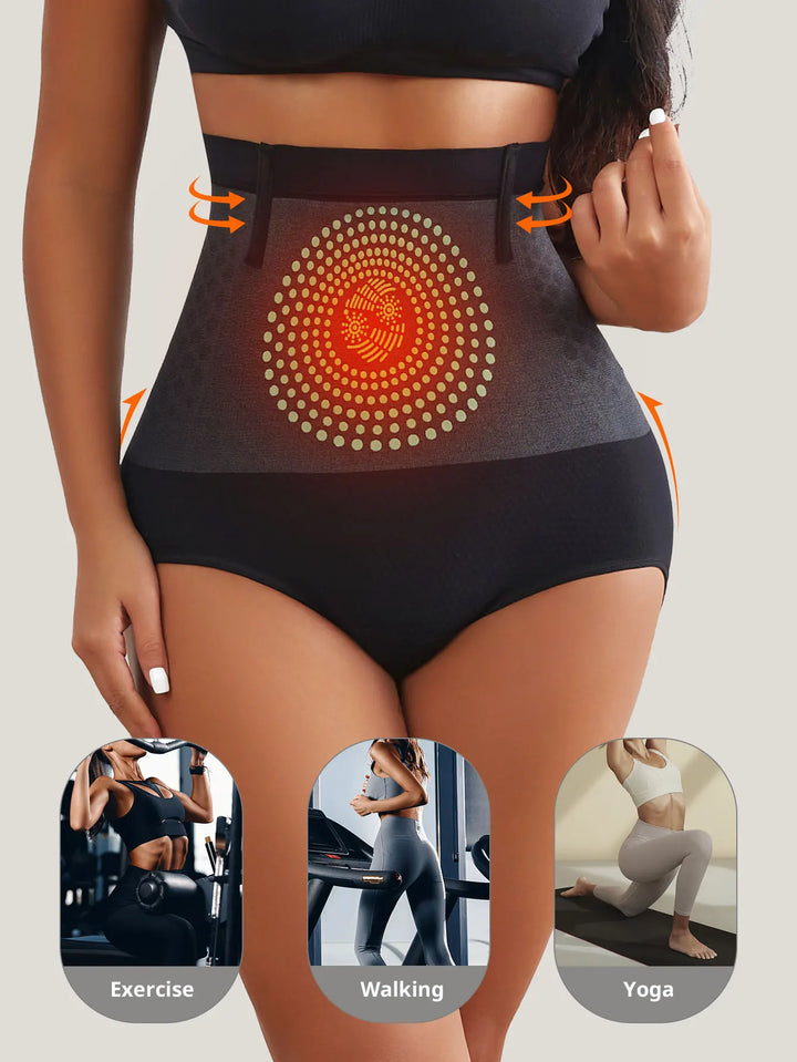 Flarixa Seamless High Waist Shapewear Panties Control Abdomen Underwear Briefs Women Body Burning Fat Tummy and Hip Lift Pants