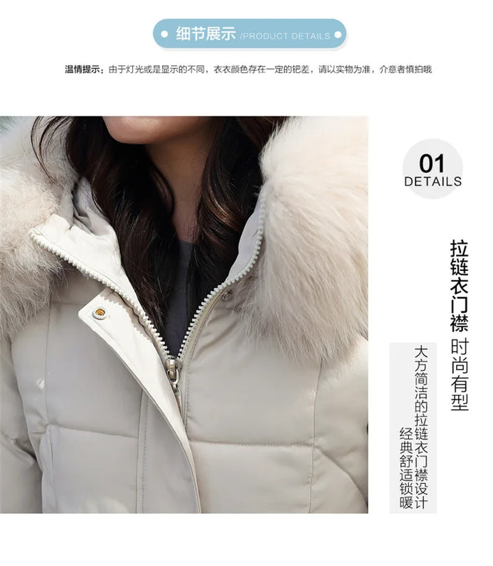 2024 New Autumn Winter Coat Women Thicken Warm Oversized Hoodies Casual Loose Korean Autumn Winter Fashion  Cotton Parkas Coat