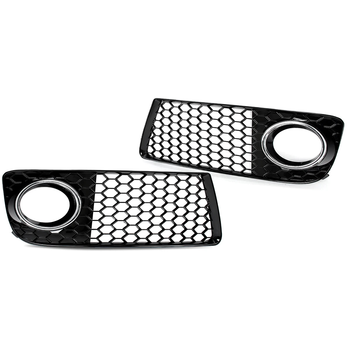 For Audi TT MK2 8J Front Bumper Fog Light Grills Grille Honeycomb Mesh Fog Light Lamp Cover 2010 2011 2012 2013 2014  8J0807682J
