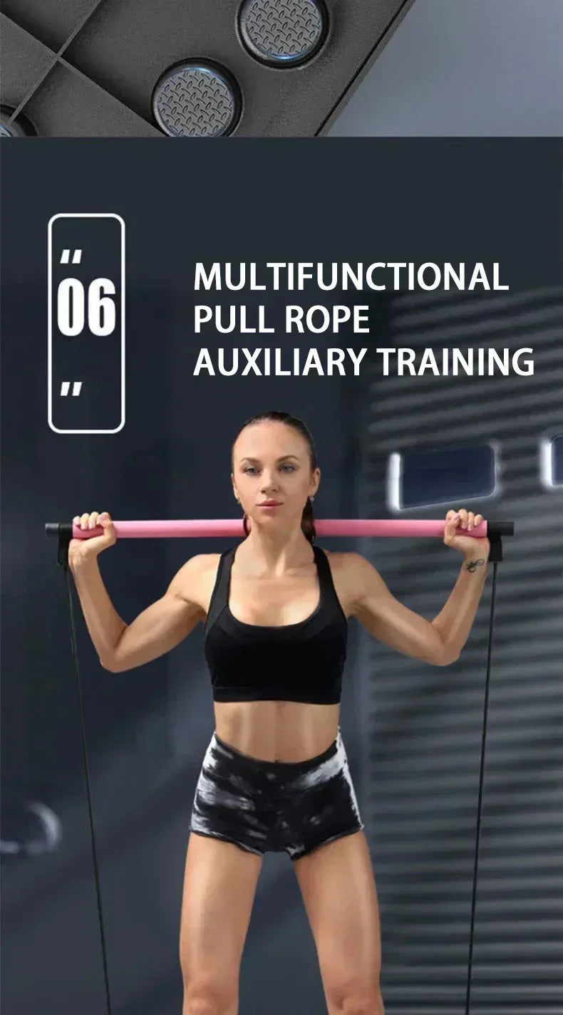 Gift Portable Multifunctional Push-up Board Set with Handles Foldable Fitness Equipment for Chest Abdomen Arms and Back Training
