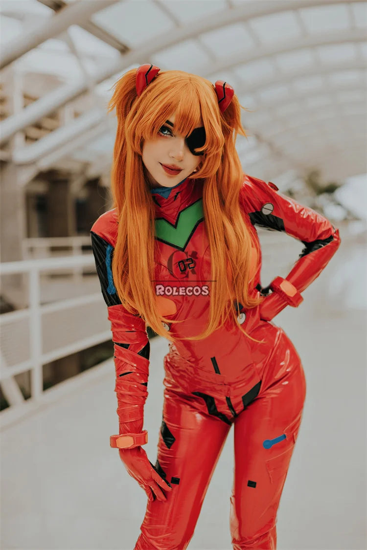 ROLECOS EVA Asuka Langley Soryu Cosplay Costume Asuka Langley Soryu EVAc