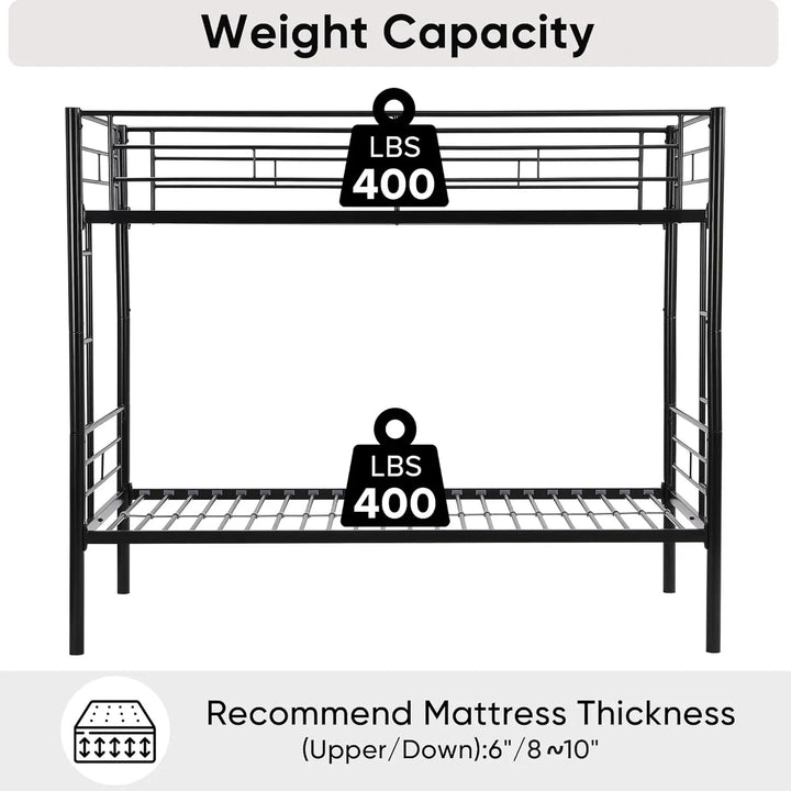 Twin Metal Bunk Bed Frame
