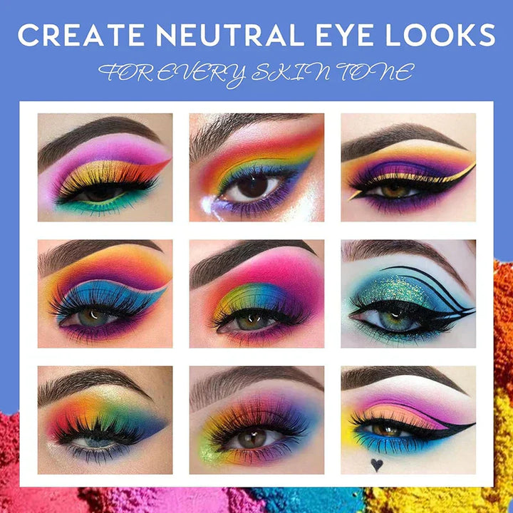72/60-Color Matte Glitter Eyeshadow Palette