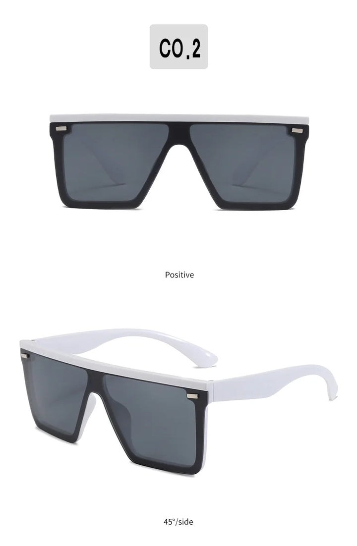 KLASSNUM One Piece Square Sunglasses Men Women Sports Driving Sunglasses Oversized Frame Luxury Brand Disigner 2025 Sun Glasses