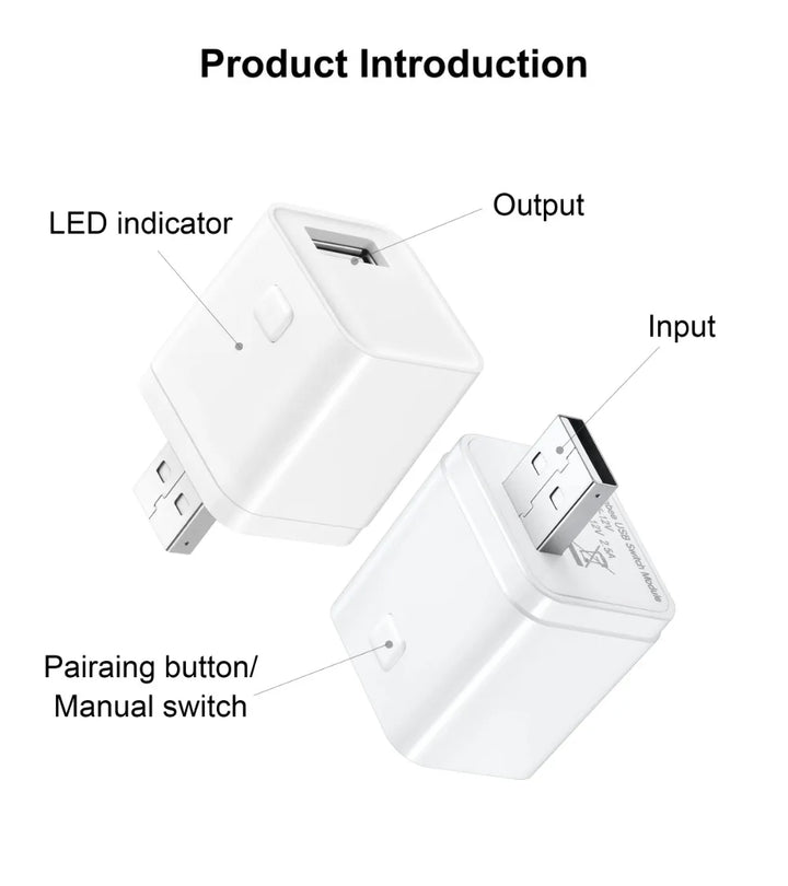 Tuya Smart for Zigbee WiFi Mini 1 2 3 USB Adaptor Switch 5V Micro USB Power Adaptor Smart Life Control Via Alexa Google Home