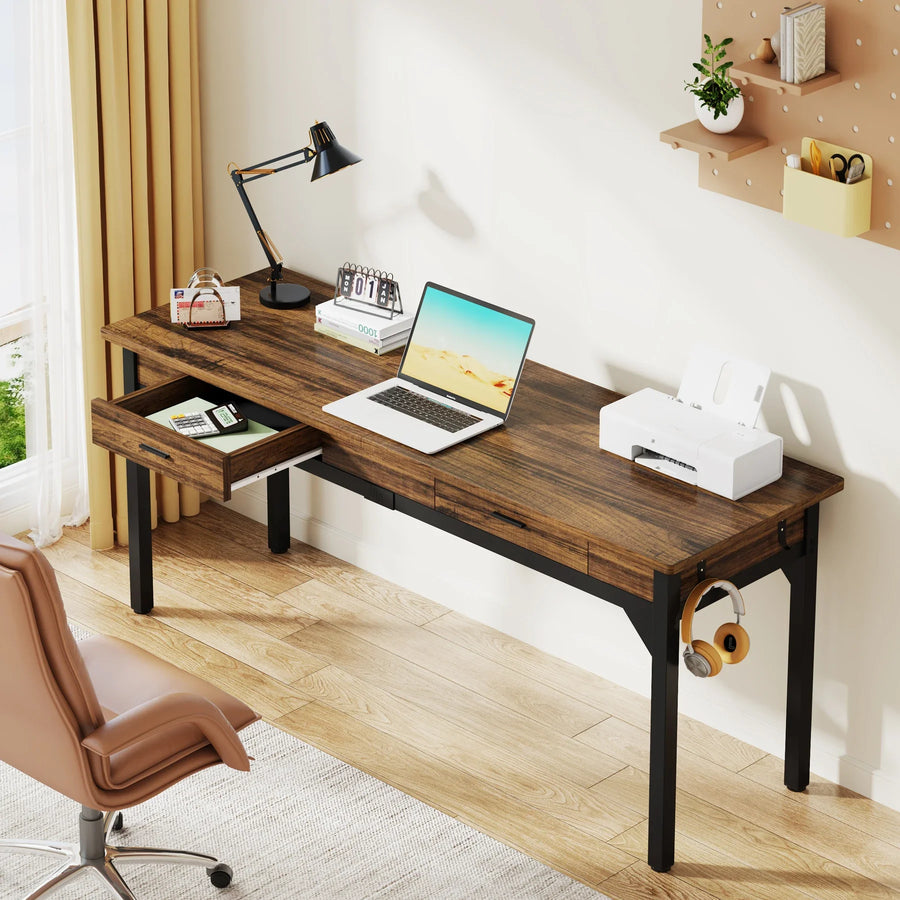 Tribesigns 78.7" Extra Long Double Desk