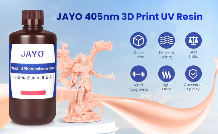 JAYO 3D Printer Resin14K Standard 1KG 405nm Liquid Rapid UV Curing For LCD Photopolymer Resin 3D Printing Material Fast delivery
