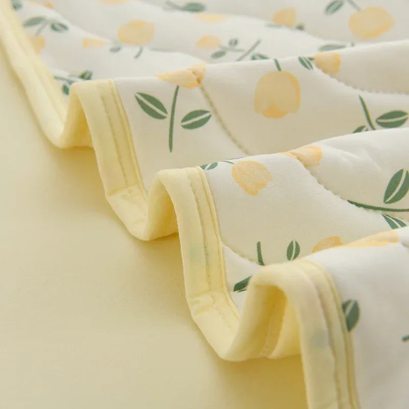 New Florals Spring Summer Blanket for Single Double Soft Skin-friendly Quilt Breathable Comfortable Air Conditioning Comforter