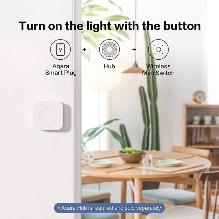 Aqara Sensor Smart Wireless Mini Switch Zigbee One Key Control Button for Homekit Xiaomi Mihome Smart Home Security