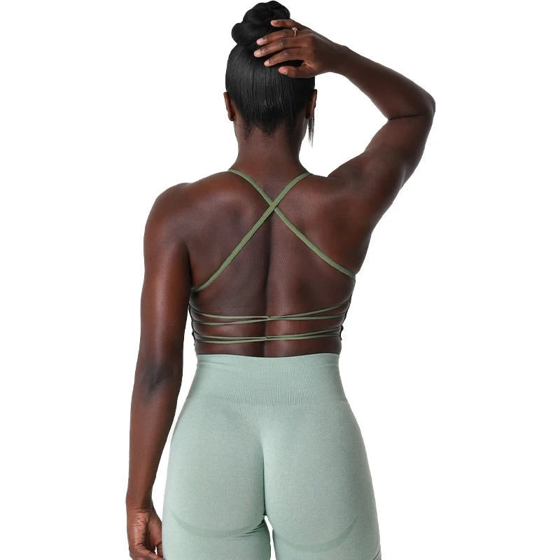 New Invincible Seamless Bra Spandex  Woman Fitness Elastic Breathable Breast Enhancement Leisure Sports Underwear