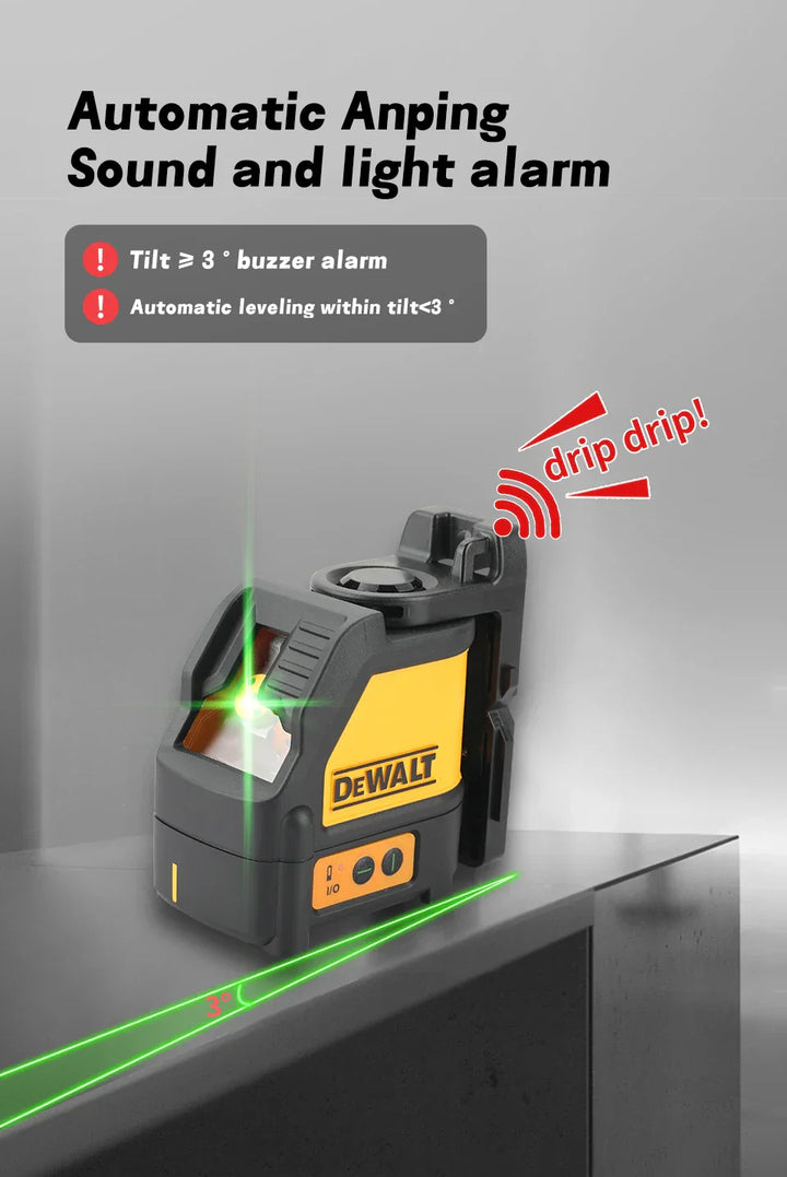 NEWDEWALT DW089LG 12 lines Laser Level 360 Self-Leveling Laser Level Horizontal And Vertical 12V Battery Tool Cross Line