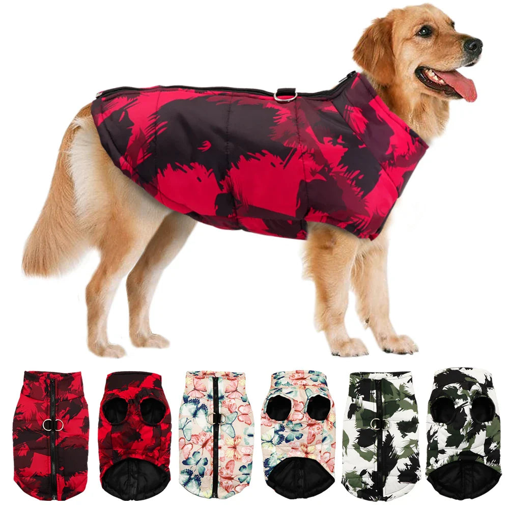 Waterproof Warm Dog Jacket Vest