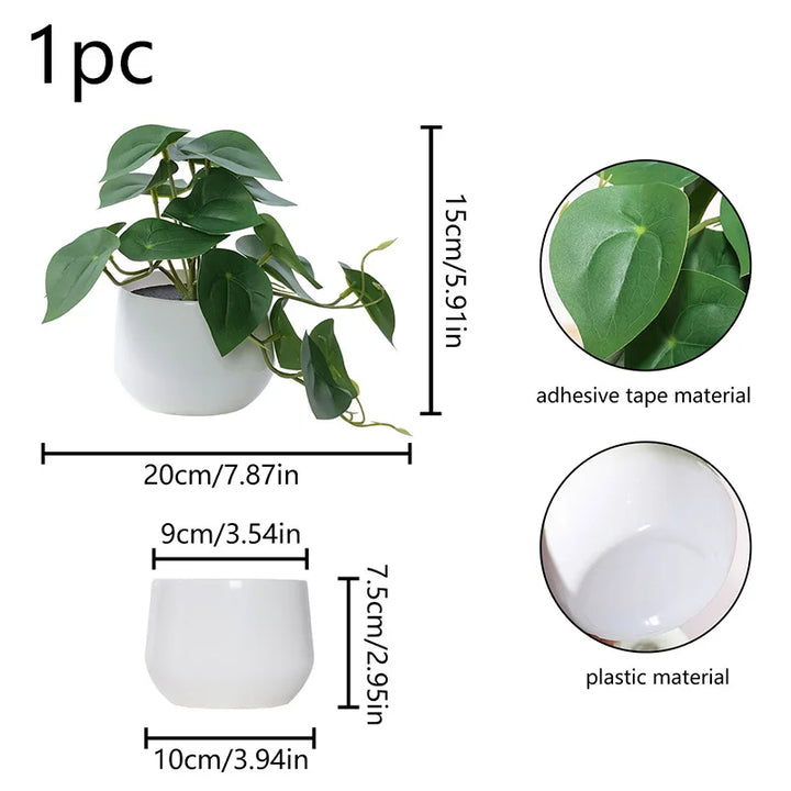 Simulated Potted Plant for Home & Office