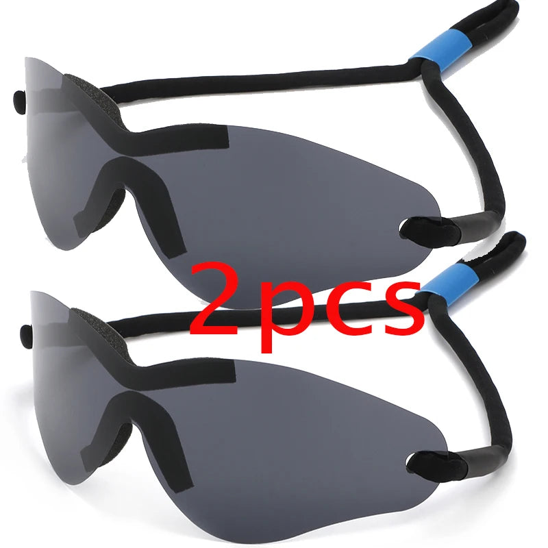 Oversized Punk Sport Rimless Sunglasses Women Men Luxury Brand Designer Hip Hop One Piece Y2K Sun Glasses