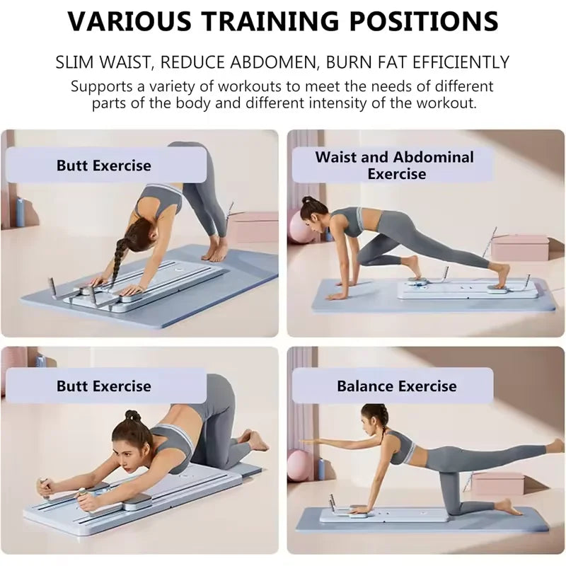 Multifunctional Fitness Plate Abdominal Board Push up Board automatic rebound abdominal muscle curling, Home Fitness Shape
