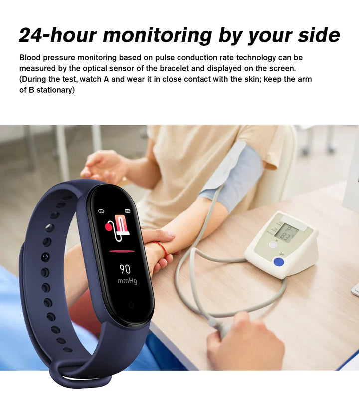 Smartwatch Movement Watch Step Bluetooth Synchronous Phone Information Smartwatch For Men And Women Students