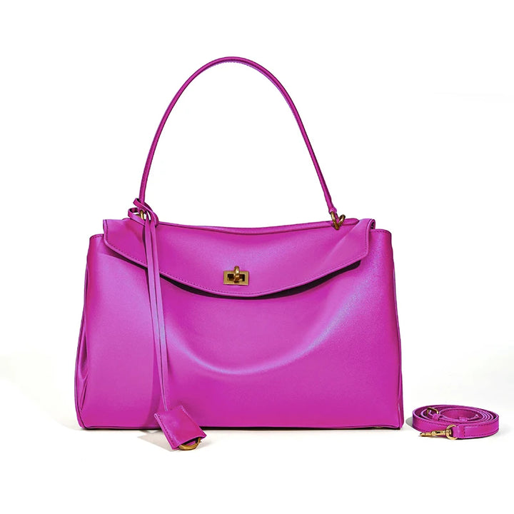 2025 Luxury Brand Rodeo Woman Bags Spring Autumn Genuine Leather Women Totes Fashion Gold Buckle Women Shoulder HandBags