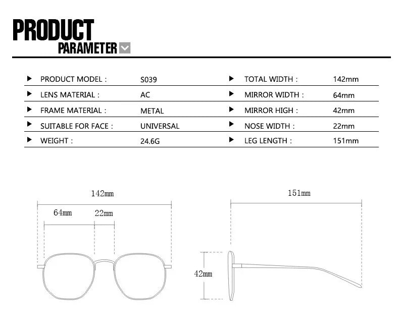 Rimless Sqaure Sunglasses F Letter Rectangle Shades For Men Women Trendy Driving Frameless Casual Eyewear UV400 Oculos Del Sol