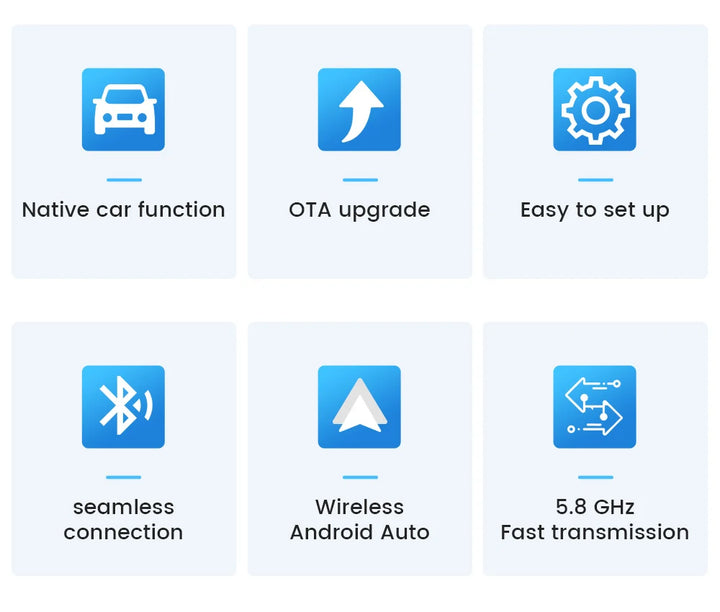 CarlinKit A2A Android Auto Wireless Adapter Android Auto Dongle For Vw Mercedes Mazda Toyota Jeep Hyundai KIA Peugeot