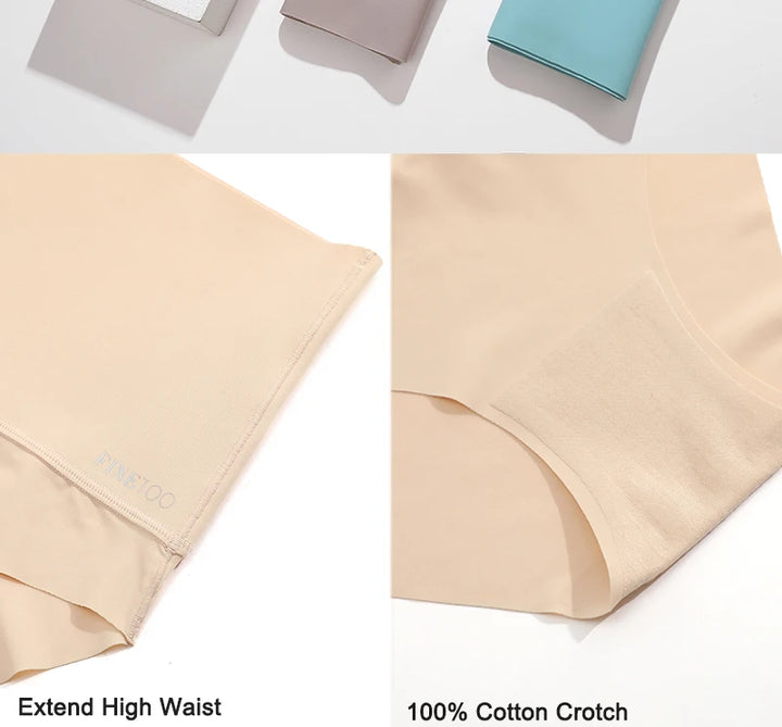Bodyshaper High Waist Seamless Panties Women Underwear Anti-bacteria Soft Crotch Briefs for Female Intimates Lingerie Shapewear