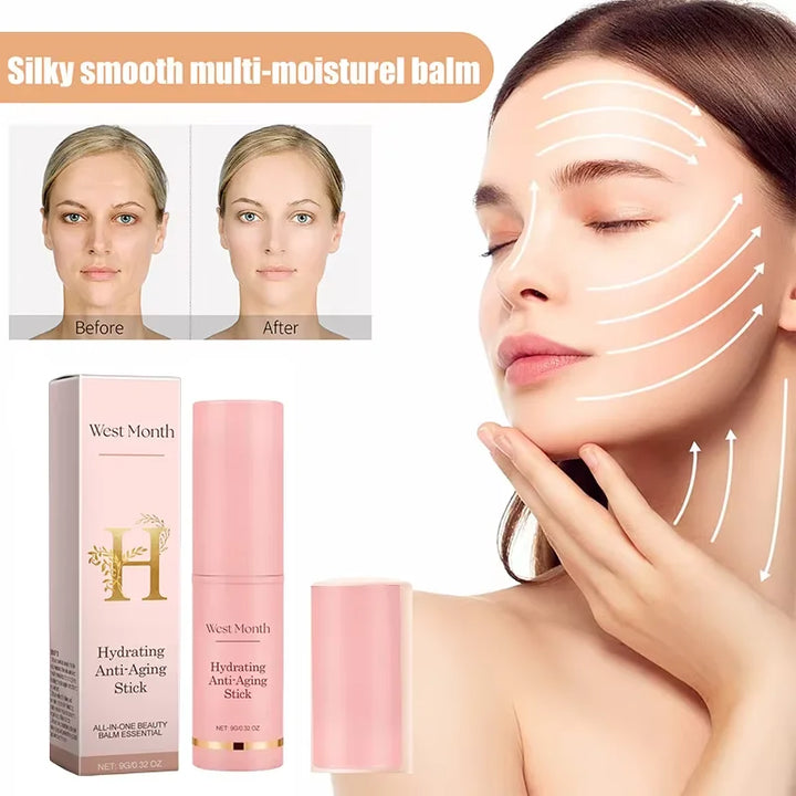 Collagen Wrinkle Removal Multi Bounce Balm Stick Instant Anti-Aging Firming Lift Brighten Facial Dull Skin Moisturizer Cosmetics