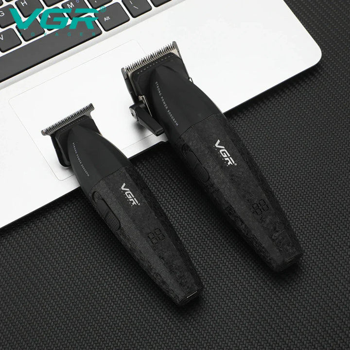 VGR Hair Trimmer Professional Electric Hair Clipper Barber Hair Cutting Machine 9000 RPM Haircut Metal Trimmer for Men V-640