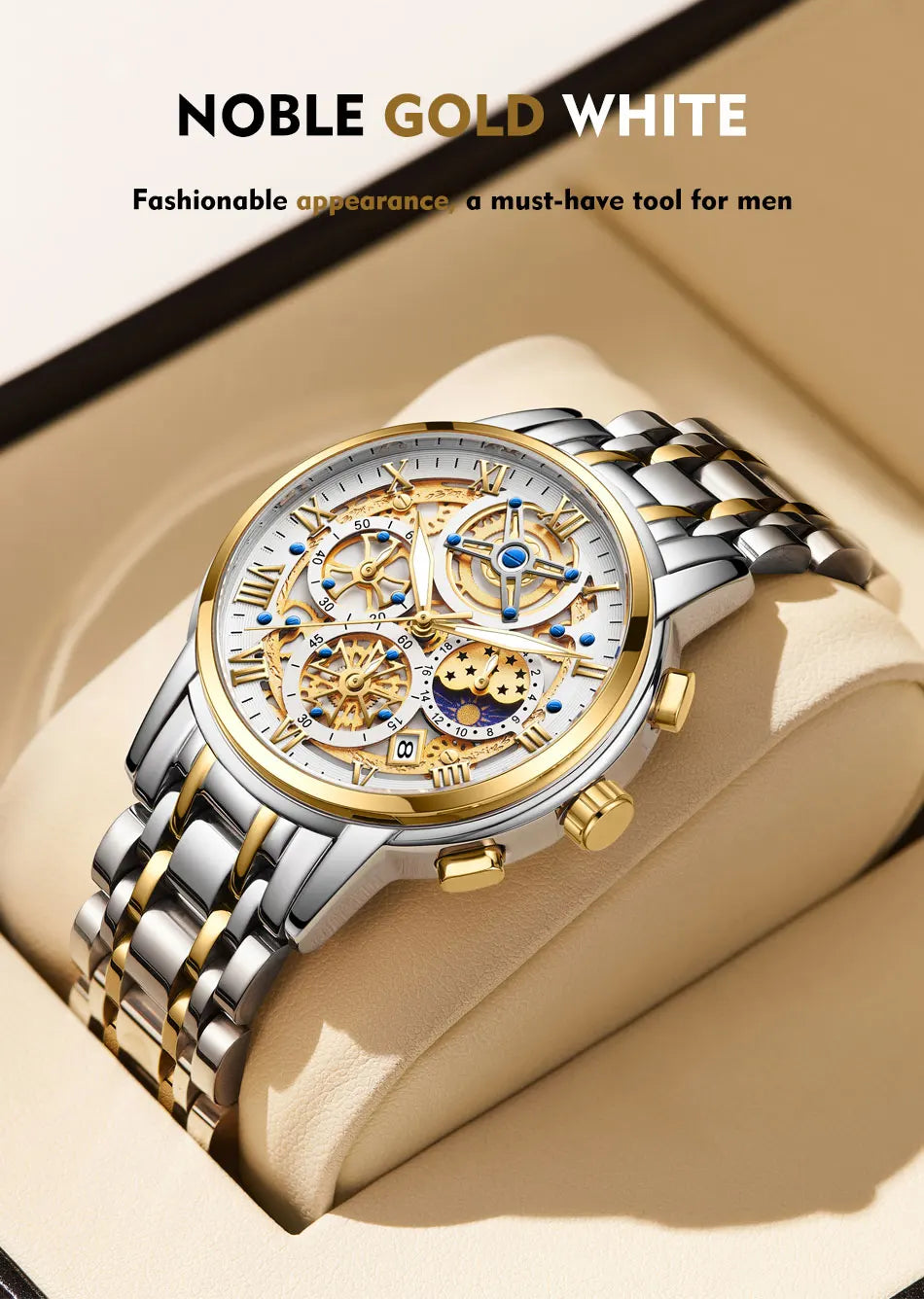LIGE Luxury Fashion Men Watch Waterproof Luminous Date Man Wristwatch Stainless Steel Chronograph Quartz Men's Watches Reloj