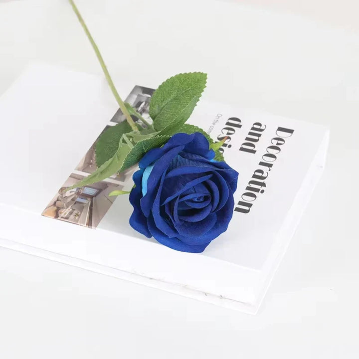 Artificial Flannel Rose Bouquet