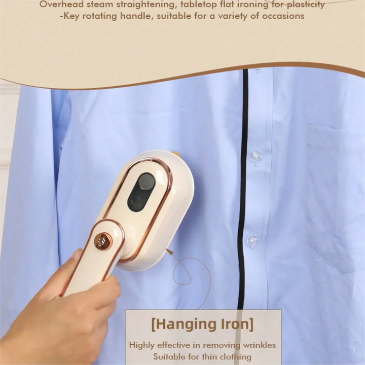 Foldable mini steam iron Steam iron, strong penetration steam to remove wrinkles, suitable for clothes, wool, poly, silk, linen,