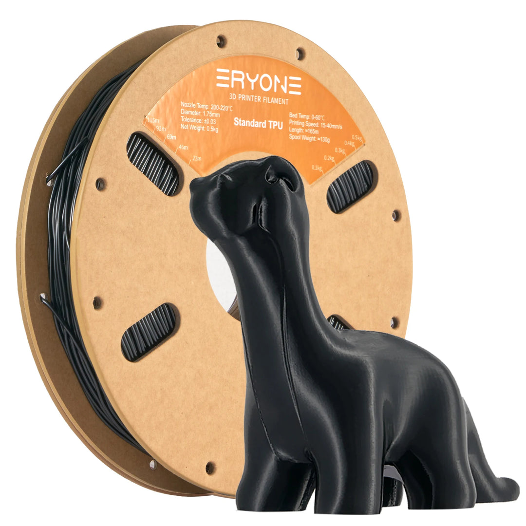 Eryone Flexible TPU Filament 1.75mm 3D Printing TPU Filament for 3D Printer 1 Spool 0.5kg New Arrival Fast Shipping