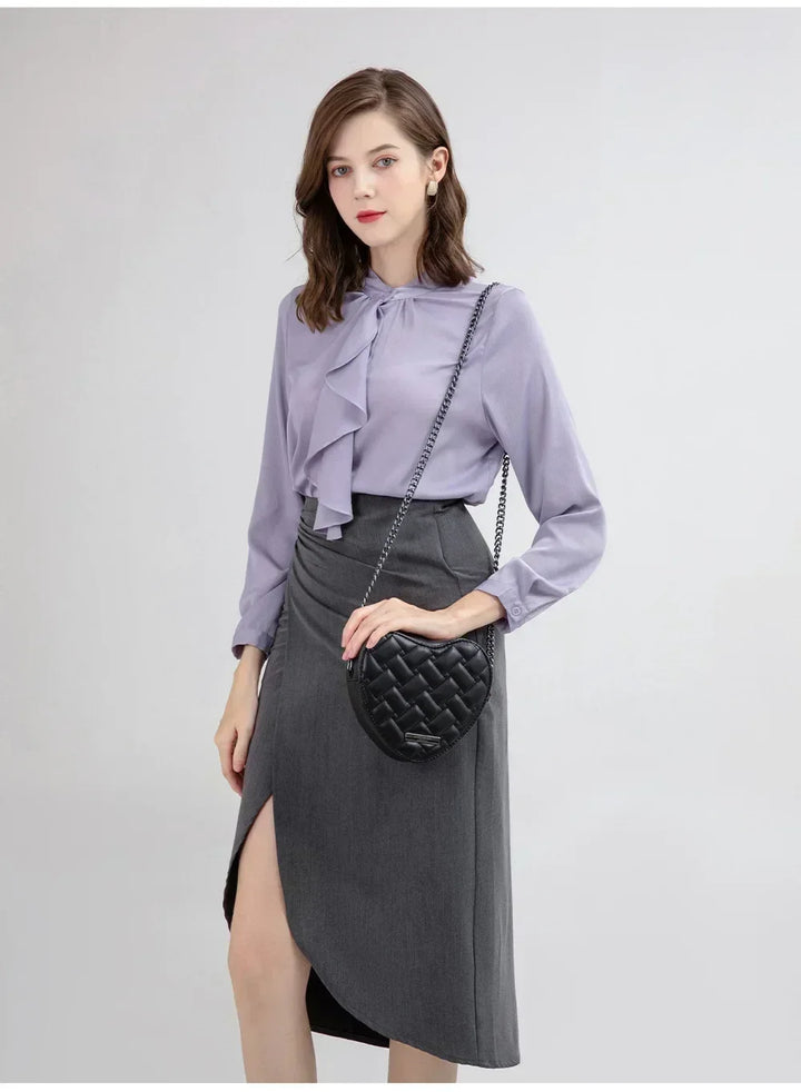 2024 Women's Heart-Shaped Herringbone Crossbody Bag with Eagle and Bird Head Shoulder Bag Chain Purse