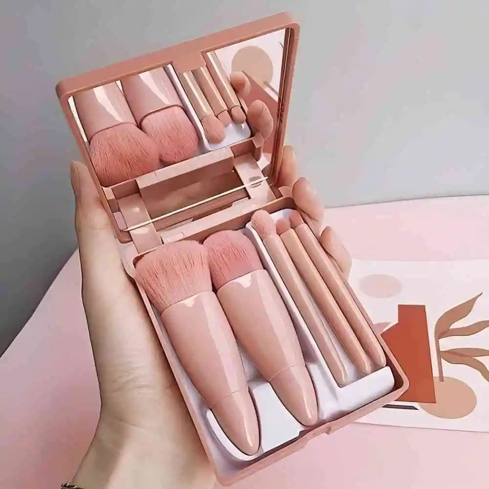 5pcs Travel Makeup Brush Set