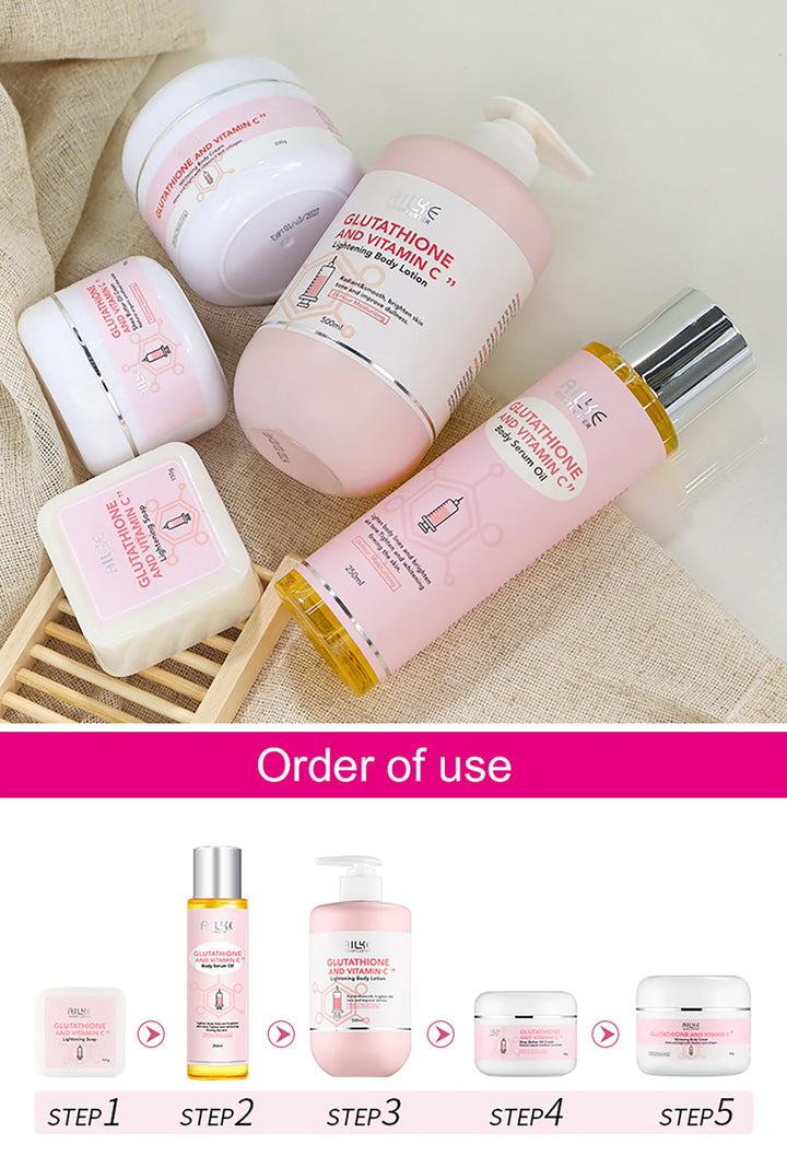 AILKE Whitening Moisturizing Korean Facial And Body Lotion Reduce Melanin Wrinkles Vitamin C Dark Spot Remover Skin Care Cream