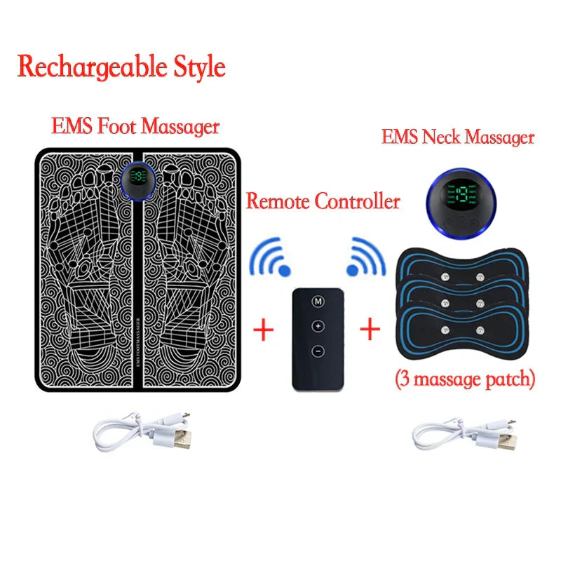 Premium Remote EMS Foot Massager