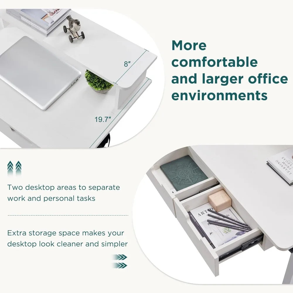 L Shaped Electric Office Desk