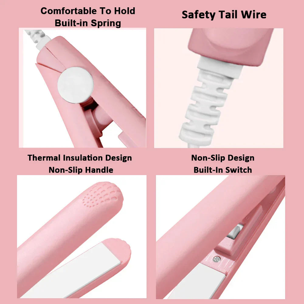 Pink Ceramic Hair Straightener