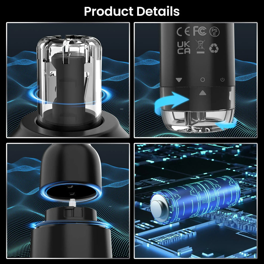 Sejoy Hair Clippers for Men Professional Cordless Barber Clippers for Hair Cutting Machine Rechargeable Beard Trimmer