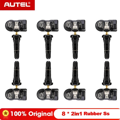 Autel TPMS Sensor MX-Sensor 2in1 315MHz + 433MHz Tire Replacement Sensor OE-Level Programmable & Cloneable TPMS Pressure Sensor