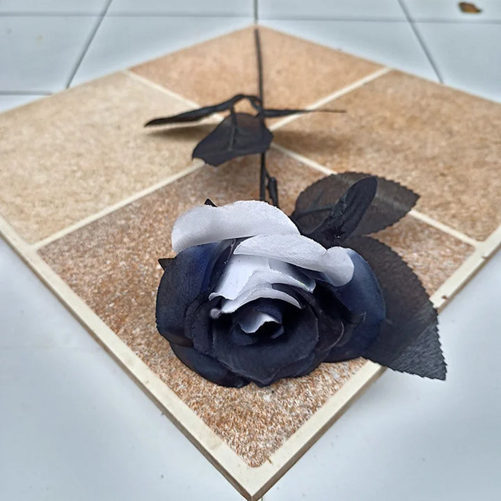 Artificial Black Rose Heads