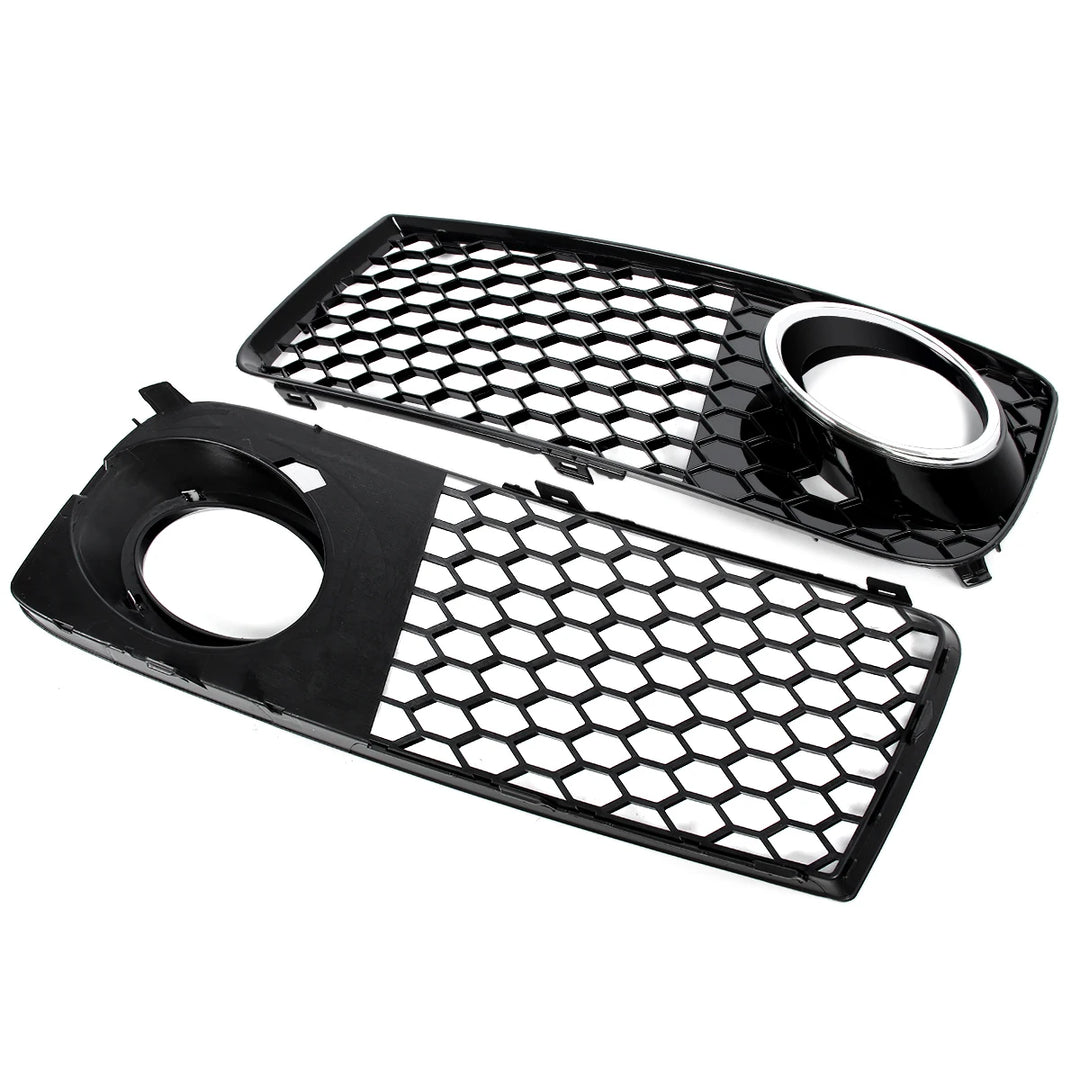 For Audi TT MK2 8J Front Bumper Fog Light Grills Grille Honeycomb Mesh Fog Light Lamp Cover 2010 2011 2012 2013 2014  8J0807682J
