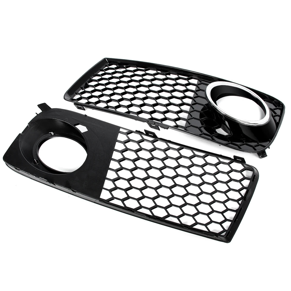 For Audi TT MK2 8J Front Bumper Fog Light Grills Grille Honeycomb Mesh Fog Light Lamp Cover 2010 2011 2012 2013 2014  8J0807682J