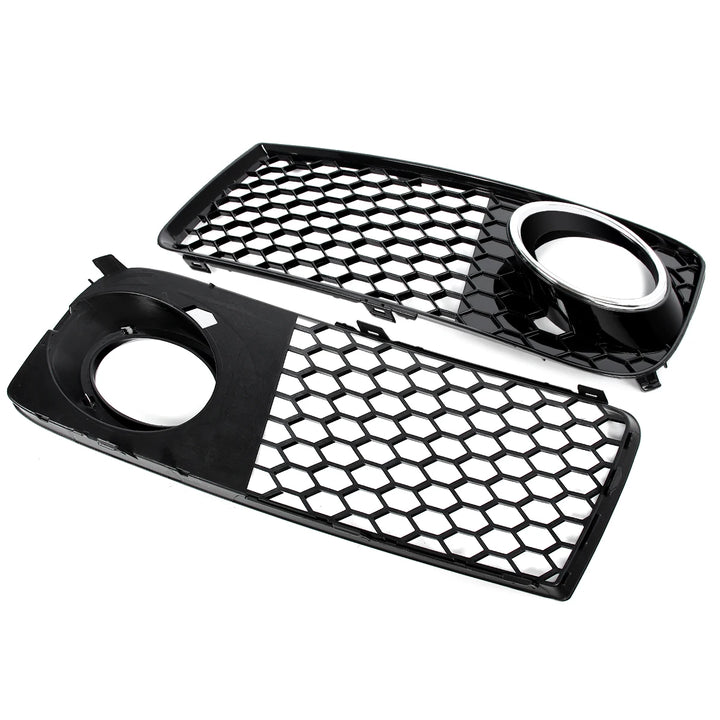For Audi TT MK2 8J Front Bumper Fog Light Grills Grille Honeycomb Mesh Fog Light Lamp Cover 2010 2011 2012 2013 2014  8J0807682J