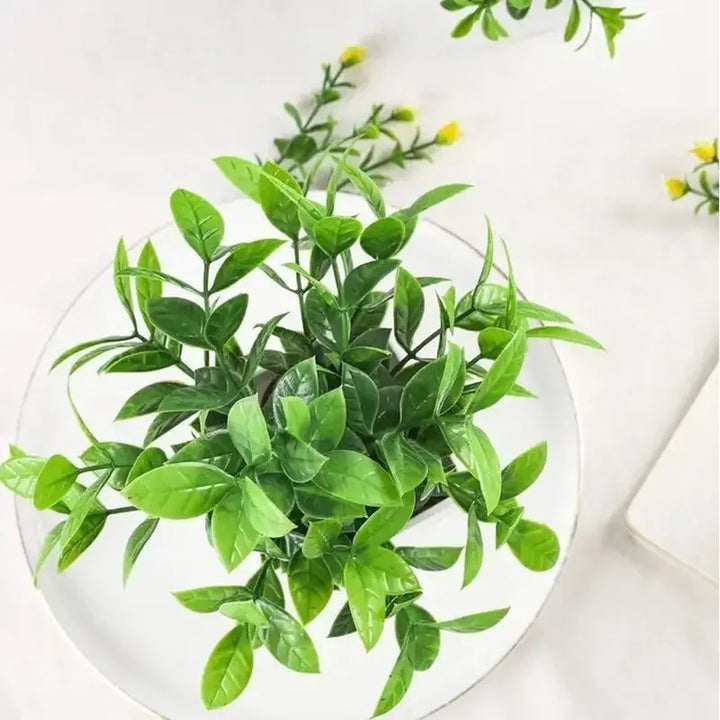Mini Artificial Eucalyptus Potted Plant