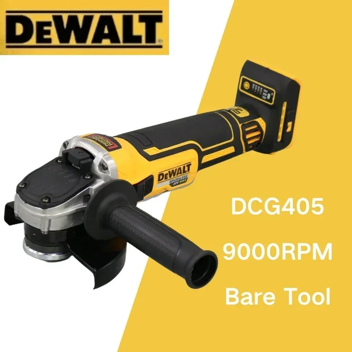Dewalt DCG406 125MM/100MM Brushless Cordless Angle Grinder 9000RPM Cutting Machine Polishing Machine For 20V Lithium Batteries