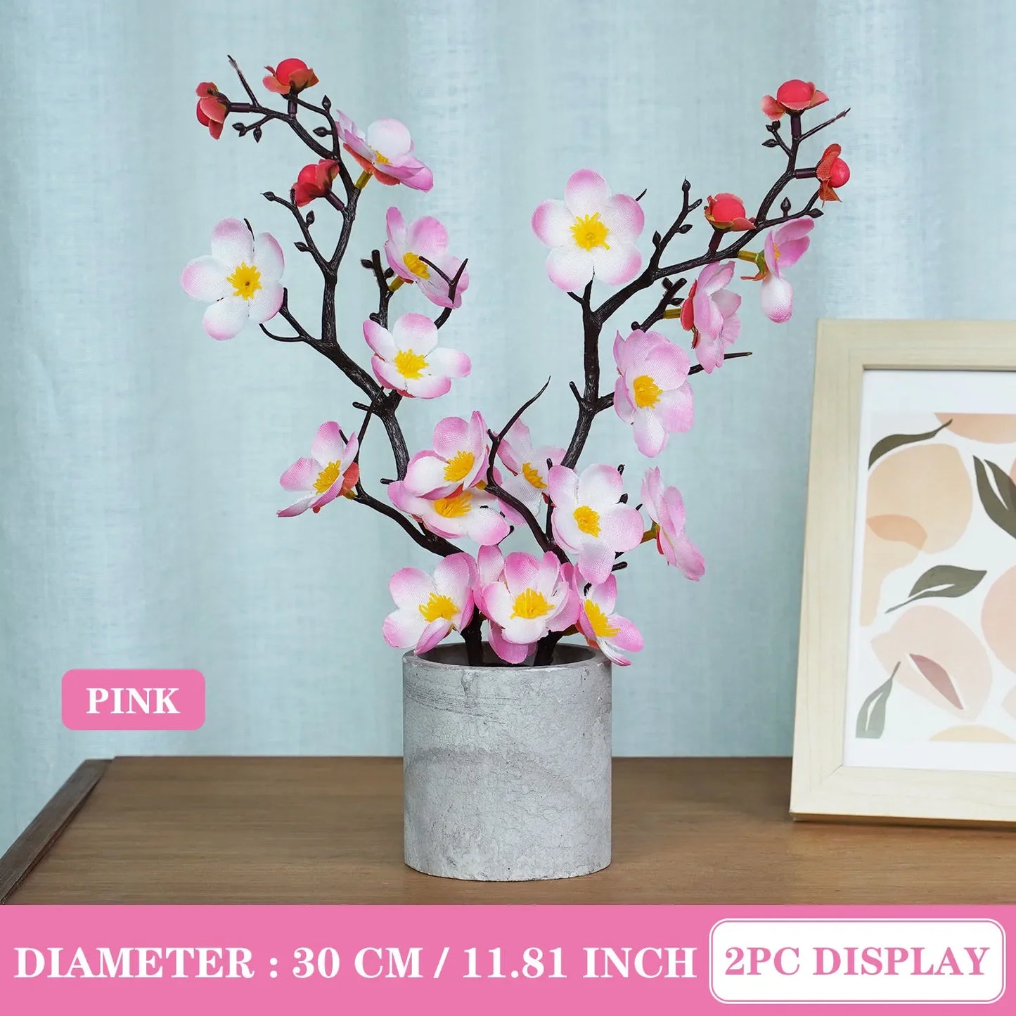 Artificial Sakura Bonsai Tree - 30cm