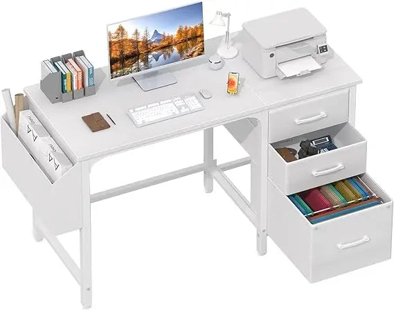 Desk with File Drawers – Home Office
