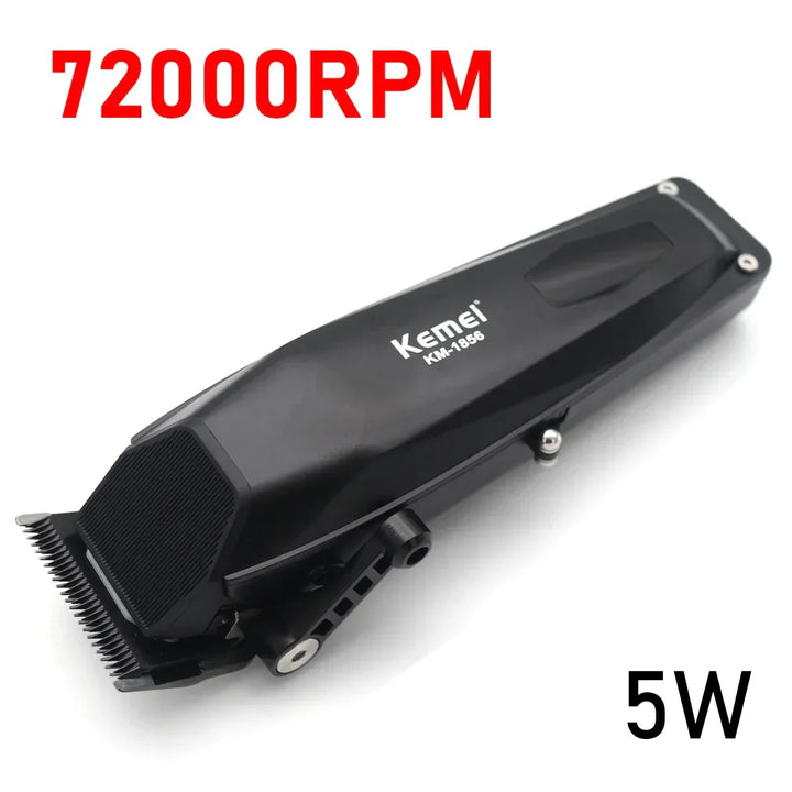 Kemei KM-1856 Men's Hair Clipper LED Display Cordless USB Interface Professional Hair Cutting Machine Hair Trimmer Haircut
